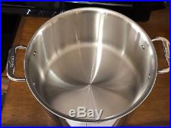 All-Clad 8qt Stock pot 3-ply Stainless Steel Polished (not Factory box)