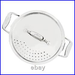 All-Clad All Clad Simply Strain Stainless Steel Stockpot With Lid 8 Quart NEW