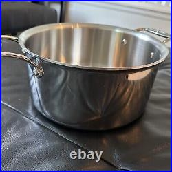 All-Clad BD55508 D5 Polished 5-Ply 8-qt Stock Pot with lid NEW