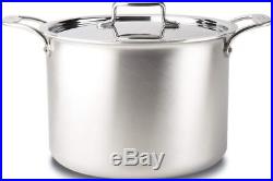 All-Clad BD55512 D5 18/10 Stainless Steel Brushed 5-Ply 12-Qt Stock Pot