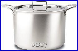 All-Clad BD55512 D5 Brushed 5-Ply Dishwasher Safe 12-qt Stock Pot