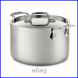 All Clad BD55512 D5 Stainless Steel Stockpot & Lid, 12-Quart New In Box $0 S&H