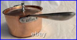 All-Clad C2 Copper 4qt Stock Pot Pan with Copper Lid 8 x 5 Soup