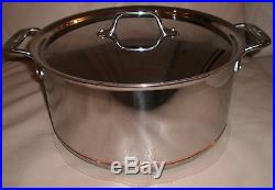 All Clad COPPER CORE Stainless 8 QT Stock Pot BRAND NEW 6508 SS