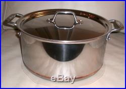 All Clad COPPER CORE Stainless Steel 8 QT Stock Pot BRAND NEW 6508 SS