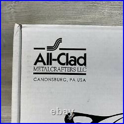 All Clad Cast Aluminum 5.5 QT Round Dutch Oven Stainless Steel Lid NEW Open Box
