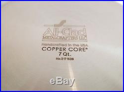 All-Clad Copper Core 7 qt Tall Pasta Stock Pot New
