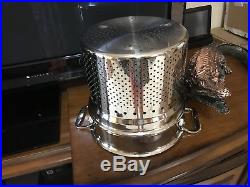 All Clad Copper Core 7qt Pasta Pentola Polished Stainless Steel