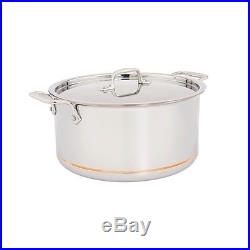 All-Clad Copper Core 8-Quart Stock Pot with Lid 6508 SS NEW IN BOX