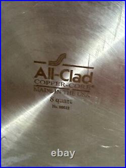 All-Clad Copper Core Stockpot 8 Quart with Lid Pot 8 qt Polished Stainless Steel