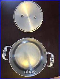 All-Clad Copper & Stainless Steel 4QT Stock Pot Made In USA Rare