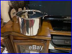 All-Clad D3 12 Qt Stock Pot polished Tri-Ply Stainless Steel(see Details)