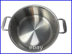 All-Clad D3 3-Ply Stainless Steel Stockpot 6 Qt Induction Oven Broiler Safe 600F