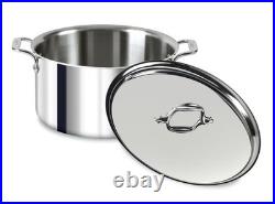 All-Clad D3 3-Ply Stainless Steel Stockpot with Lid 8 Quart New READ