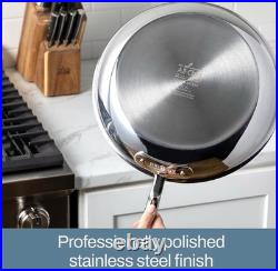 All-Clad D3 3-Ply Stainless Steel Stockpot with Lid 8 Quart New READ