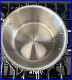 All-Clad D3 3-Ply Stainless Steel Stockpot with Lid 8 Quart New READ