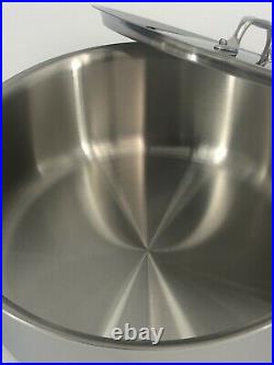 All-Clad D3 Stainless Steel 6 Qt. Covered Stockpot, New