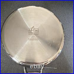 All-Clad D3 Stainless Steel 8 qt Stockpot with Lid, Induction Safe Silver