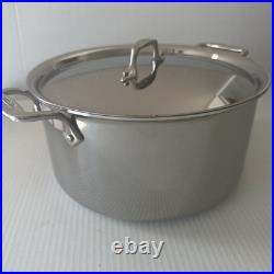 All-Clad D3 Stainless Steel Stockpot with Lid 8 Qt EUC