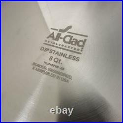 All-Clad D3 Stainless Steel Stockpot with Lid 8 Qt EUC