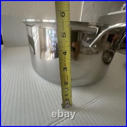 All-Clad D3 Stainless Steel Stockpot with Lid 8 Qt EUC