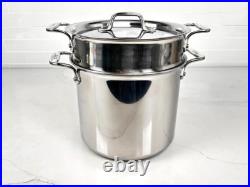 All-Clad D3 Tri-Ply Stainless-Steel 7-Qt Pasta Pentola withLid and Insert