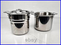 All-Clad D3 Tri-Ply Stainless-Steel 7-Qt Pasta Pentola withLid and Insert