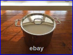 All Clad D3 Tri-ply Stainless-Steel 12 Quart Stock Pot with Lid