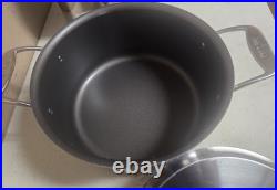All Clad D5 8Qt Stainless NON-STICK Bonded Stock Pot With Lid 5-Ply Made In USA