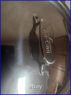 All Clad D5 8Qt Stainless NON-STICK Bonded Stock Pot With Lid 5-Ply Made In USA