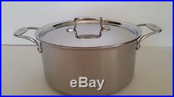 All-Clad D5 8 Qt Stock Pot Polished Stainless New No Retail Box