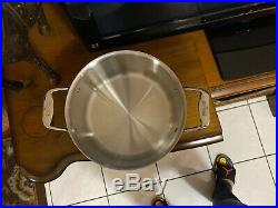 All-Clad D5 8 Qt Stock Pot Polished Stainless Steel 5-ply (no factory Box)