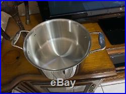 All-Clad D5 8 Qt Stock Pot Polished Stainless Steel 5-ply (see Details)
