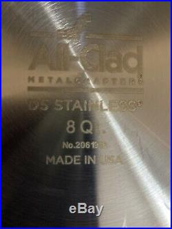All-Clad D5 8 Qt Stock Pot Polished Stainless Steel 5-ply (see Details)