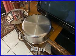 All-Clad D5 8 Qt Stock Pot brushed Stainless 5-ply (no factory Box)
