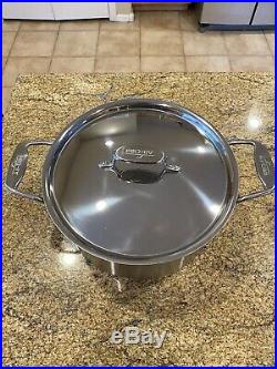 All-Clad D5 8 Qt Stock Pot brushed Stainless 5-ply (see Details)
