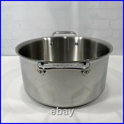 All-Clad D5 8qt Stock Pot Sauce Pot Stainless Steel 5-ply Cookware 11 No Lid