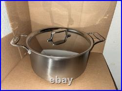 All-Clad D5 Brushed 5-Ply 8Qt Stock Pot with lid