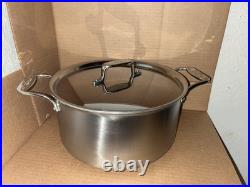 All-Clad D5 Brushed 5-Ply 8Qt Stock Pot with lid