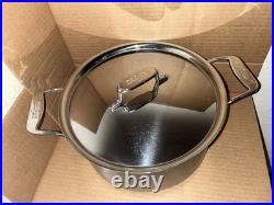 All-Clad D5 Brushed 5-Ply 8Qt Stock Pot with lid