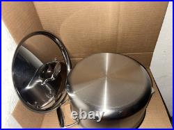 All-Clad D5 Brushed 5-Ply 8Qt Stock Pot with lid