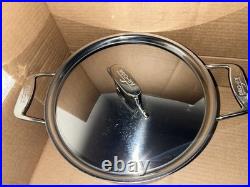 All-Clad D5 Brushed 5-Ply 8Qt Stock Pot with lid