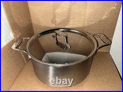 All-Clad D5 Brushed 5-Ply 8Qt Stock Pot with lid