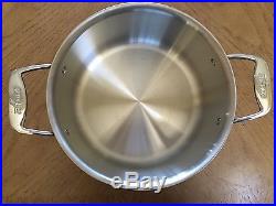 All Clad D5 Brushed Stainless Steel 8qt Stock Pot NEW WithO BOX