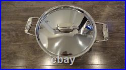 All-Clad D5 Polished Stainless 8 qt Ultimate Soup Pot With Lid and Ladle