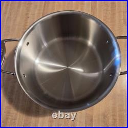 All-Clad D5 Stainless 3-ply Bonded Stockpot with lid, 8 quart