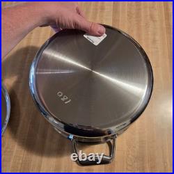 All-Clad D5 Stainless 3-ply Bonded Stockpot with lid, 8 quart