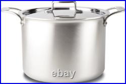 All-Clad D5 Stainless Brushed 5-ply Bonded Cookware Stockpot with lid 12 quart