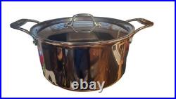 All-Clad D5 Stainless Steel 5-Ply 8-qt Nonstick Stock Pot with Lid SD55508 NWT