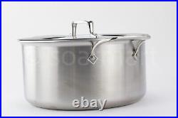 All-Clad D5 Brushed 5-Ply Stainless 3-Qt Saute Pan – No Lid, Factory Second, Lifetime Warranty